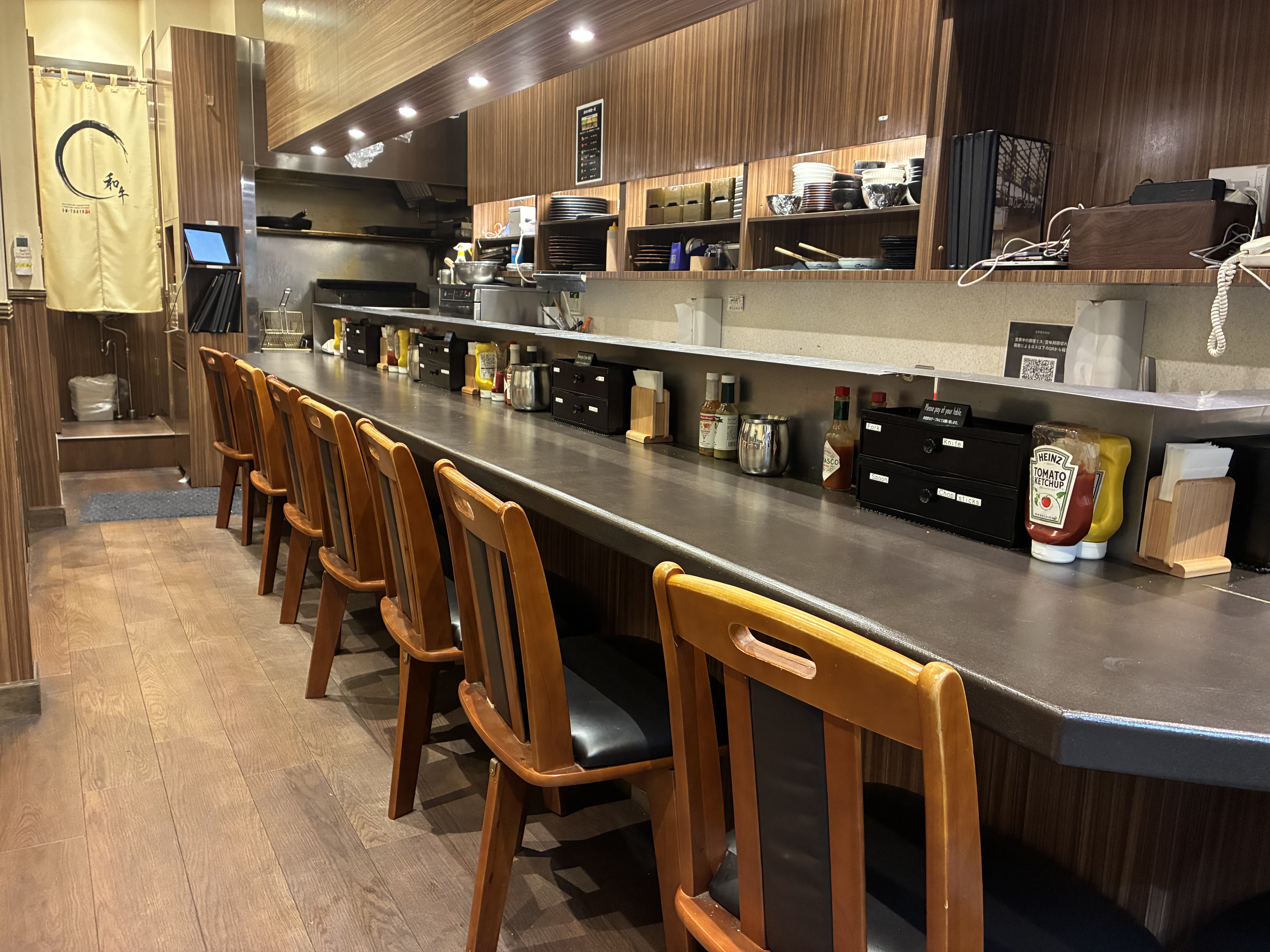 Asakusa Restaurant Interior — Wagyu Steak Sandwich
